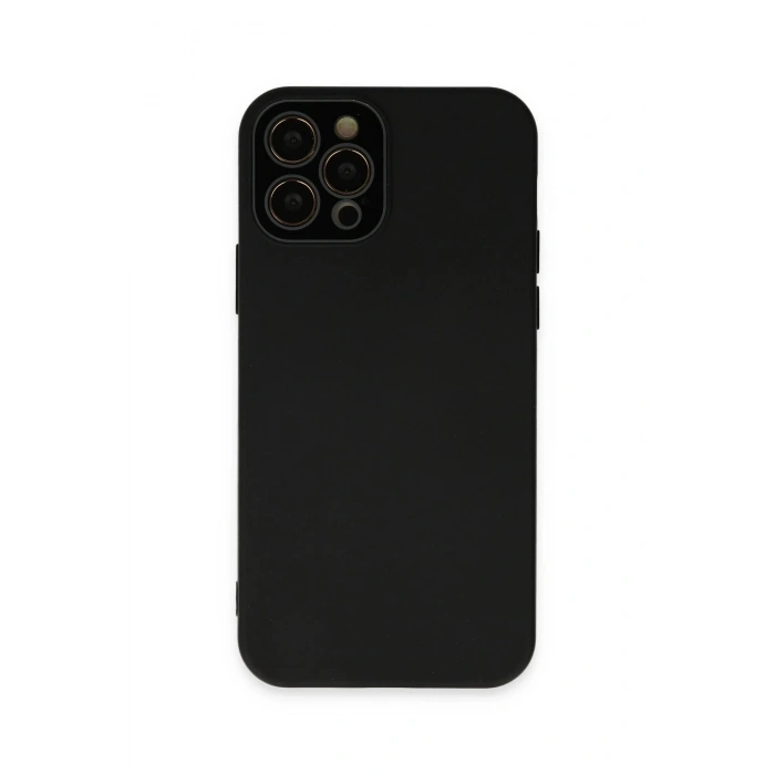 Durukar®  iPhone 12 Pro Kılıf Lansman Glass Kapak - Siyah