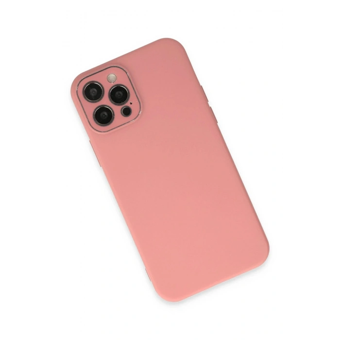 Durukar®  iPhone 12 Pro Max Kılıf Lansman Glass Kapak - Pembe