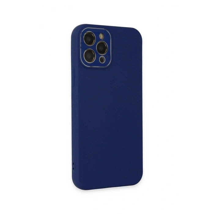 Durukar®  iPhone 12 Pro Max Kılıf Lansman Glass Kapak - Sky Blue