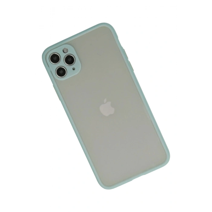 Durukar®  iPhone 12 Pro Max Kılıf Montreal Silikon Kapak - Turkuaz