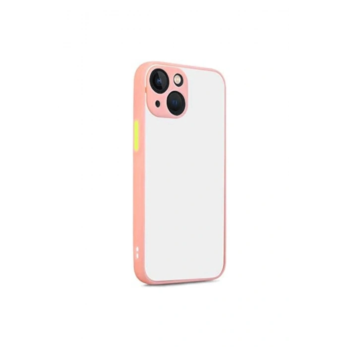 Durukar®  iPhone 13 Kılıf Montreal Silikon Kapak - Pembe