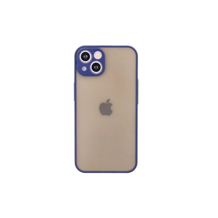 Durukar®  iPhone 13 Mini Kılıf Montreal Silikon Kapak - Lacivert