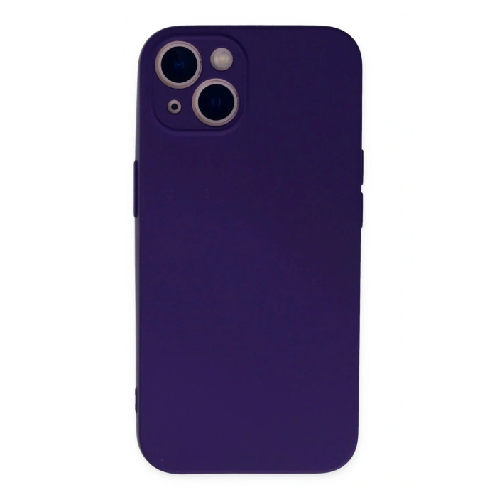 Durukar®  iPhone 13 Mini Kılıf Nano içi Kadife Silikon - Mor