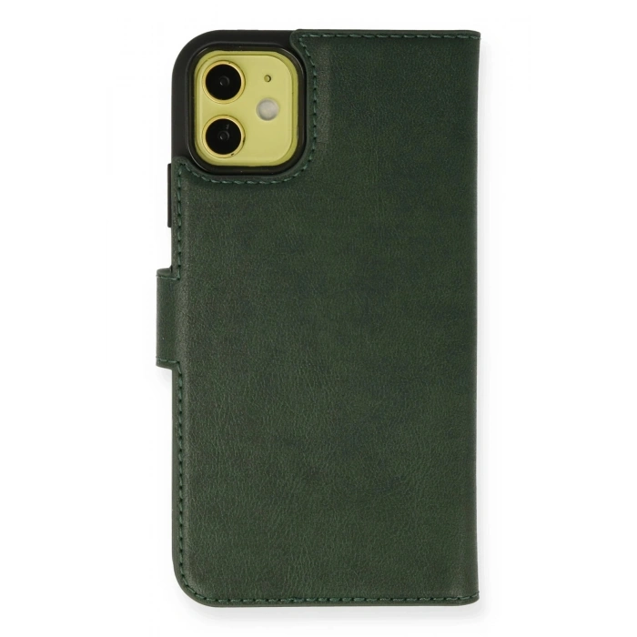 Durukar®  iPhone 13 Mini Kılıf Trend S Plus Kapaklı Kılıf - Yeşil