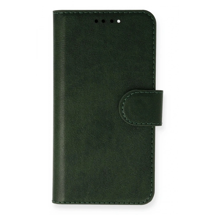 Durukar®  iPhone 13 Mini Kılıf Trend S Plus Kapaklı Kılıf - Yeşil