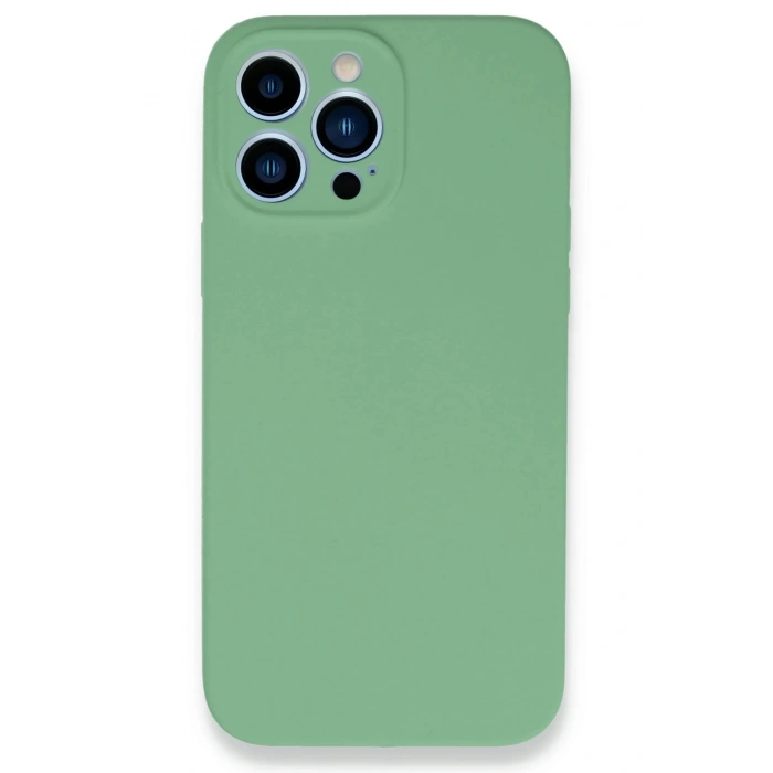 Durukar®  iPhone 13 Pro Kılıf Lansman Legant Silikon - Yeşil