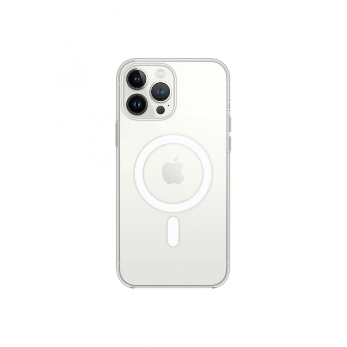 Durukar®  iPhone 13 Pro Kılıf Magneticsafe Şeffaf Silikon - Şeffaf
