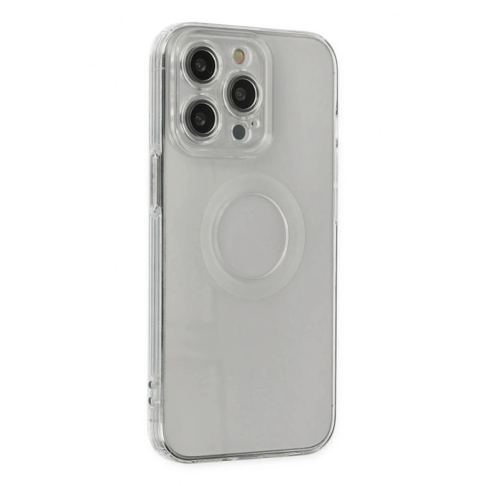 Durukar®  iPhone 13 Pro Kılıf Santa Lens Silikon - Şeffaf
