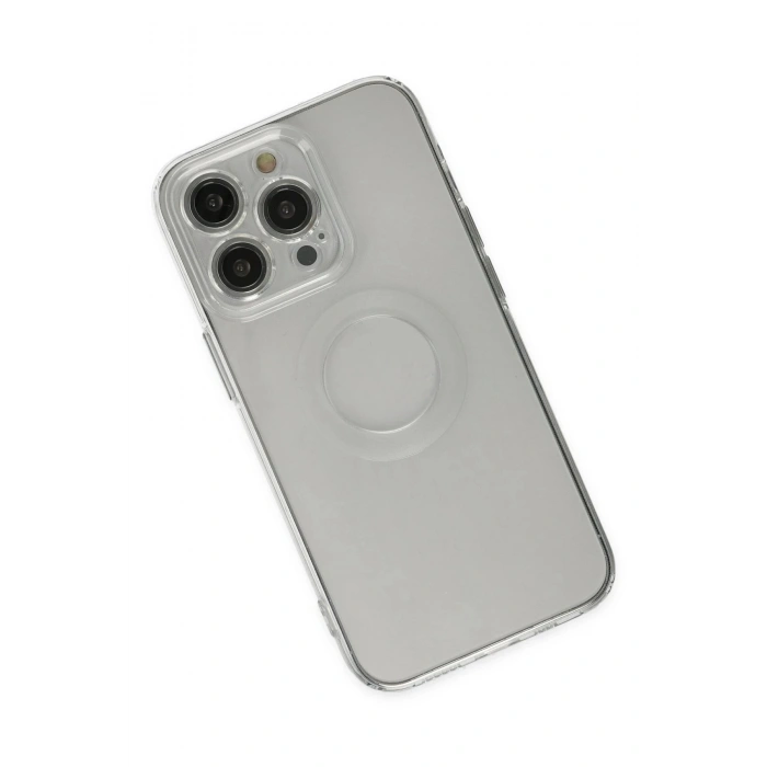 Durukar®  iPhone 13 Pro Kılıf Santa Lens Silikon - Şeffaf