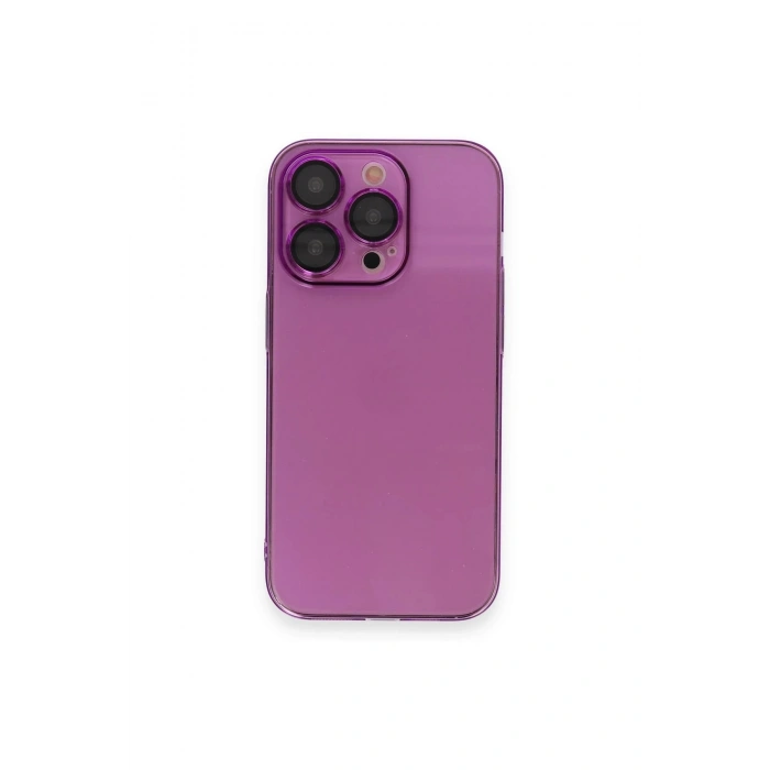 Durukar®  iPhone 13 Pro Max Kılıf Armada Lensli Kapak - Mor