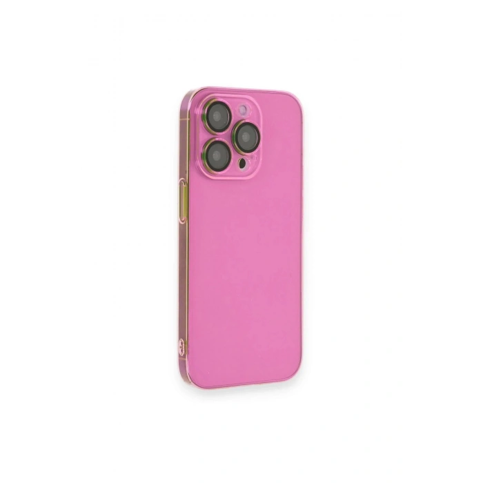 Durukar®  iPhone 13 Pro Max Kılıf Armada Lensli Kapak - Pembe