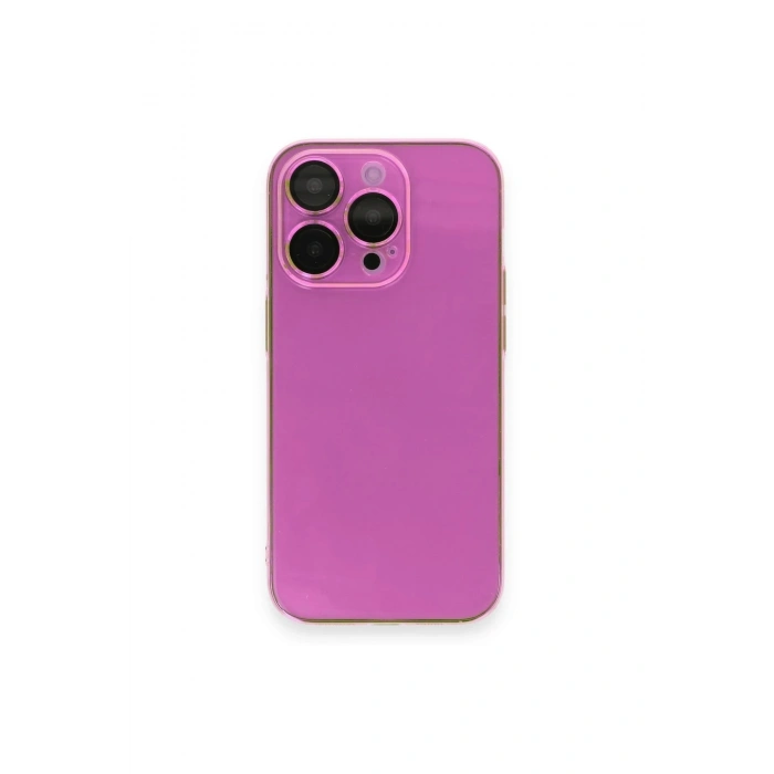 Durukar®  iPhone 13 Pro Max Kılıf Armada Lensli Kapak - Pembe