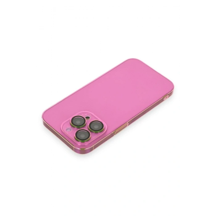 Durukar®  iPhone 13 Pro Max Kılıf Armada Lensli Kapak - Pembe