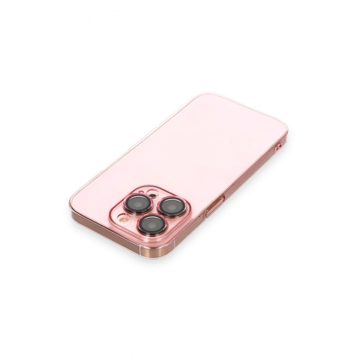 Durukar®  iPhone 13 Pro Max Kılıf Armada Lensli Kapak - Rose Gold