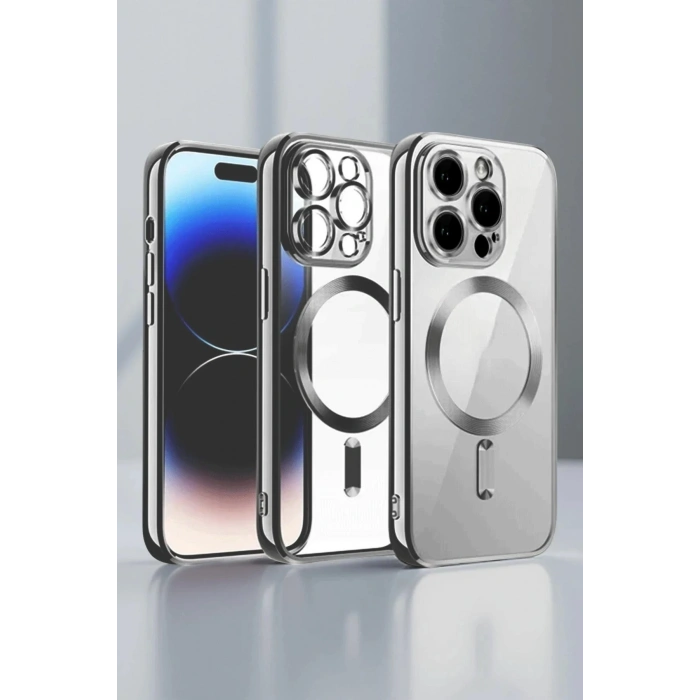 Durukar®  iPhone 13 Pro Max Kılıf Kross Magneticsafe Kapak - Mor