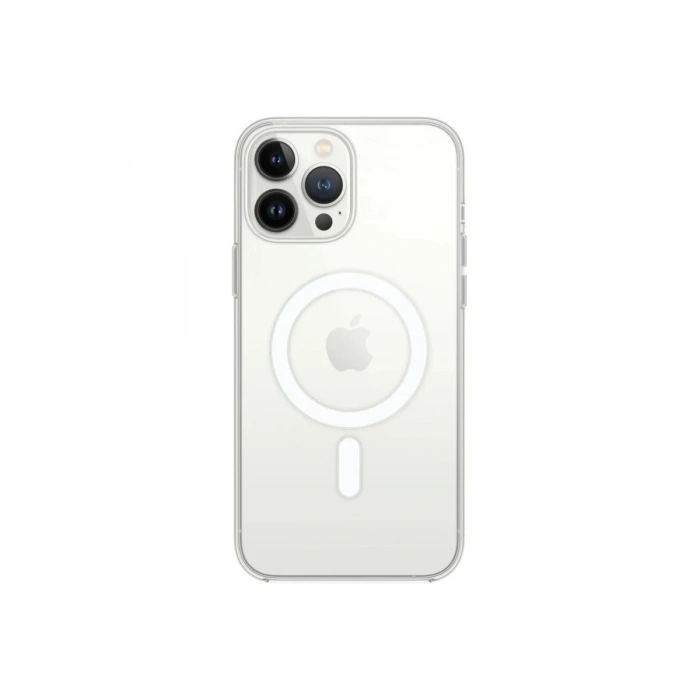 Durukar®  iPhone 13 Pro Max Kılıf Magneticsafe Şeffaf Silikon - Şeffaf