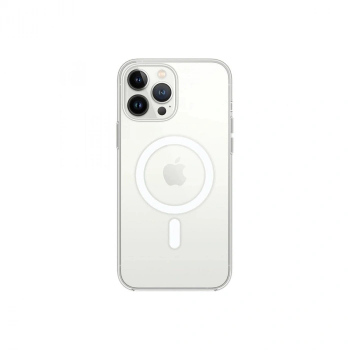 Durukar®  iPhone 13 Pro Max Kılıf Magneticsafe Şeffaf Silikon - Şeffaf