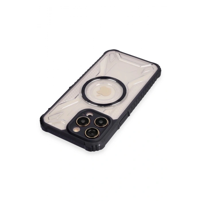Durukar®   iPhone 13 Pro Max Kılıf Prag Magneticsafe Kapak - Siyah