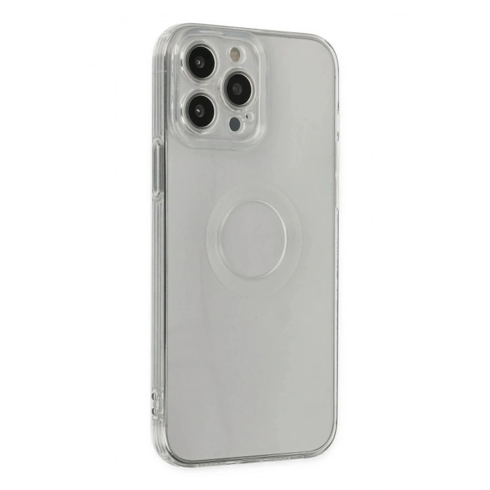 Durukar®  iPhone 13 Pro Max Kılıf Santa Lens Silikon - Şeffaf