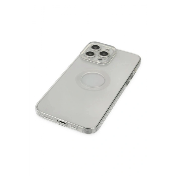 Durukar®  iPhone 13 Pro Max Kılıf Santa Lens Silikon - Şeffaf