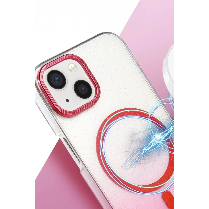 Durukar® iPhone 14 Glossy Magsafe Case - Pink