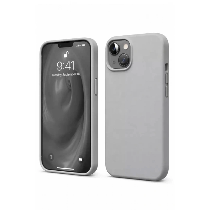 Durukar®   iPhone 14 Kılıf First Silikon - Gri