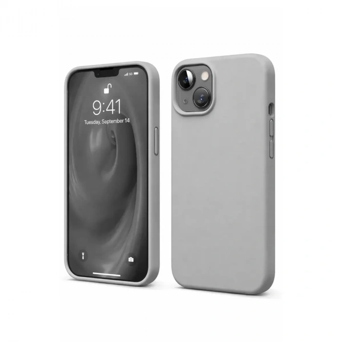 Durukar®   iPhone 14 Kılıf First Silikon - Gri