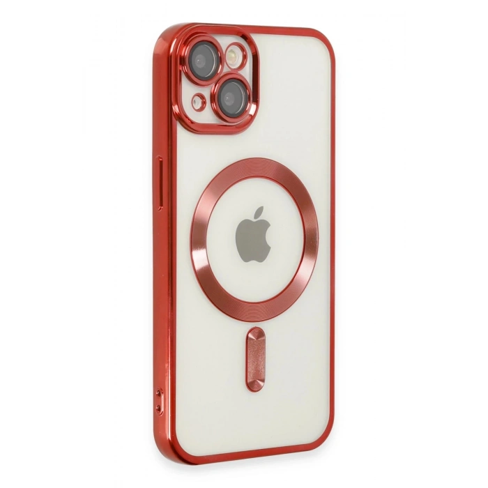 Durukar®  iPhone 14 Kılıf Kross Magneticsafe Kapak - Kırmızı