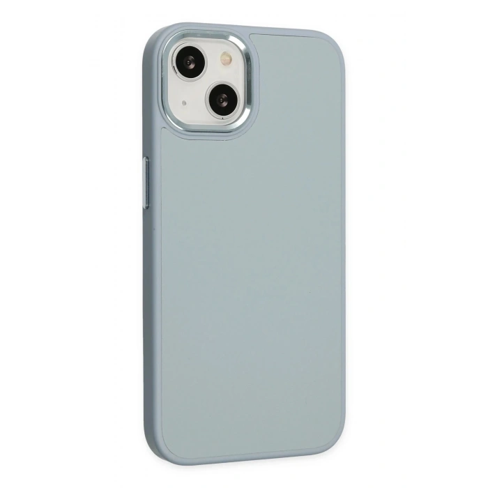 Durukar®  iPhone 14 Plus Kılıf Asya Deri Silikon - Sierra Blue