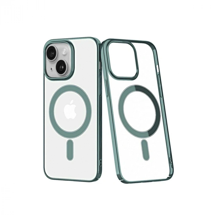 Durukar®  iPhone 14 Plus Kılıf Element Magneticsafe Sert Kapak - Köknar Yeşili
