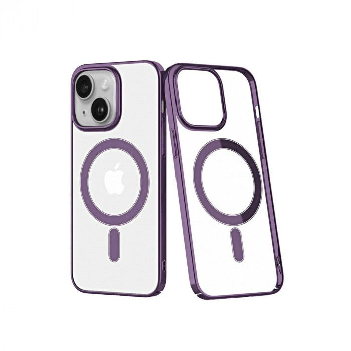 Durukar®  iPhone 14 Plus Kılıf Element Magneticsafe Sert Kapak - Mor