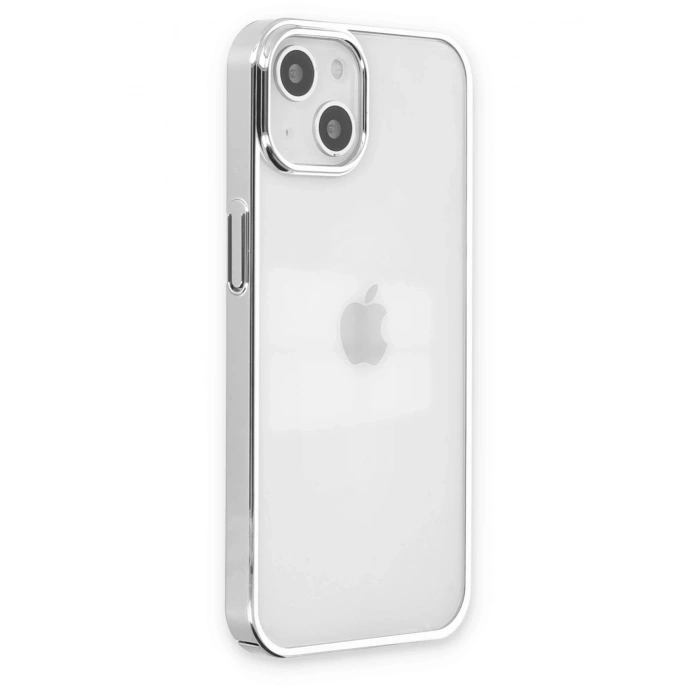 Durukar®  iPhone 14 Plus Kılıf Element Silikon - Gümüş