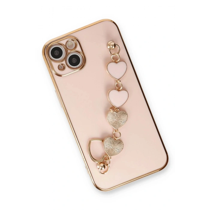 Durukar®  iPhone 14 Plus Kılıf Esila Silikon - Pudra