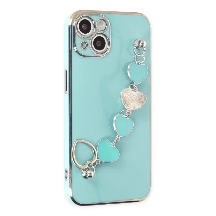 Durukar®  iPhone 14 Plus Kılıf Esila Silikon - Su Yeşili