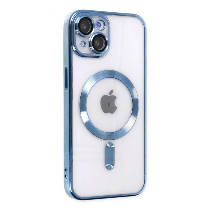 Durukar®   iPhone 14 Plus Kılıf Kross Magneticsafe Kapak - Sierra Blue
