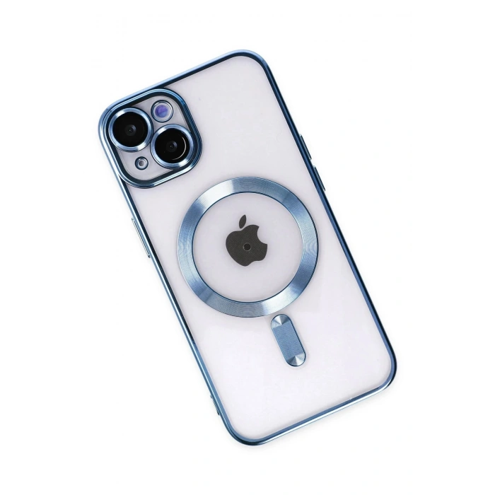 Durukar®   iPhone 14 Plus Kılıf Kross Magneticsafe Kapak - Sierra Blue