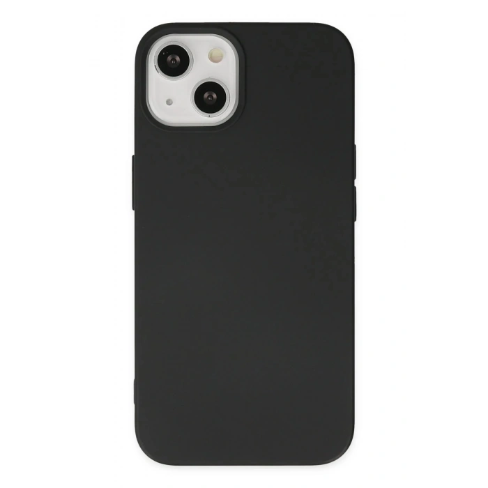 Durukar®  iPhone 14 Plus Kılıf Nano içi Kadife Silikon - Siyah