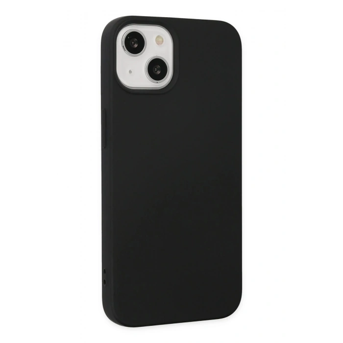 Durukar®  iPhone 14 Plus Kılıf Nano içi Kadife Silikon - Siyah
