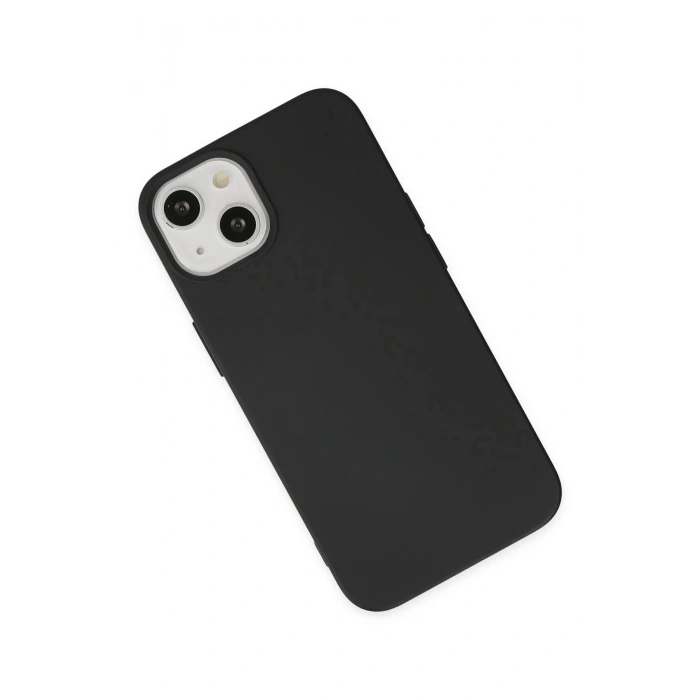 Durukar®  iPhone 14 Plus Kılıf Nano içi Kadife Silikon - Siyah