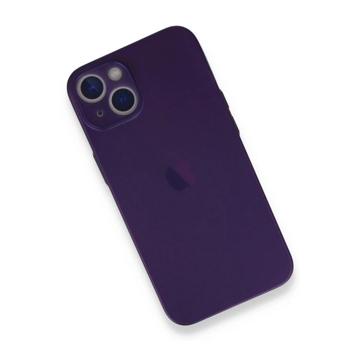 Durukar®  iPhone 14 Plus Kılıf PP Ultra İnce Kapak - Mor