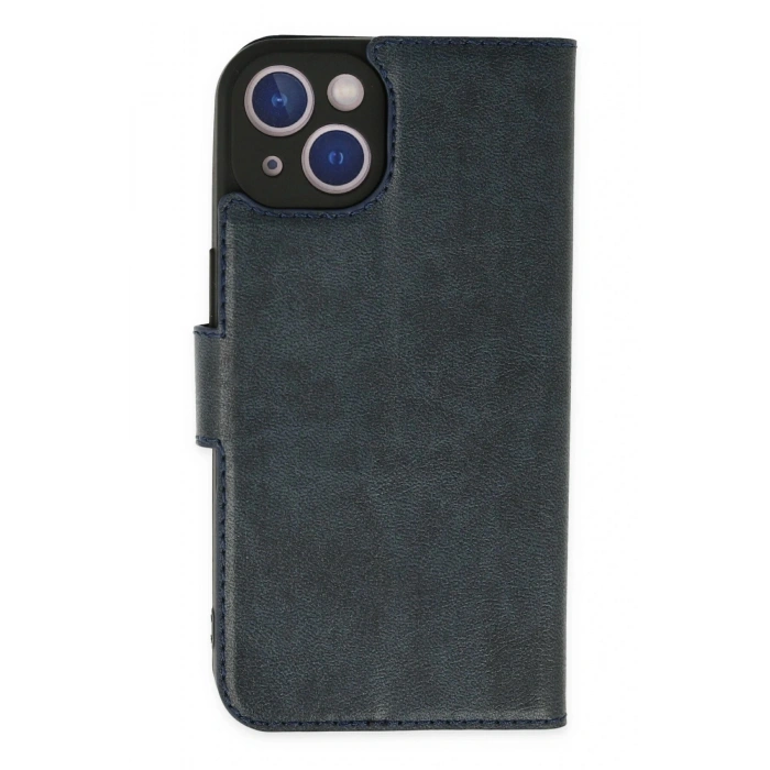 Durukar®  iPhone 14 Plus Kılıf Trend S Plus Kapaklı Kılıf - Lacivert