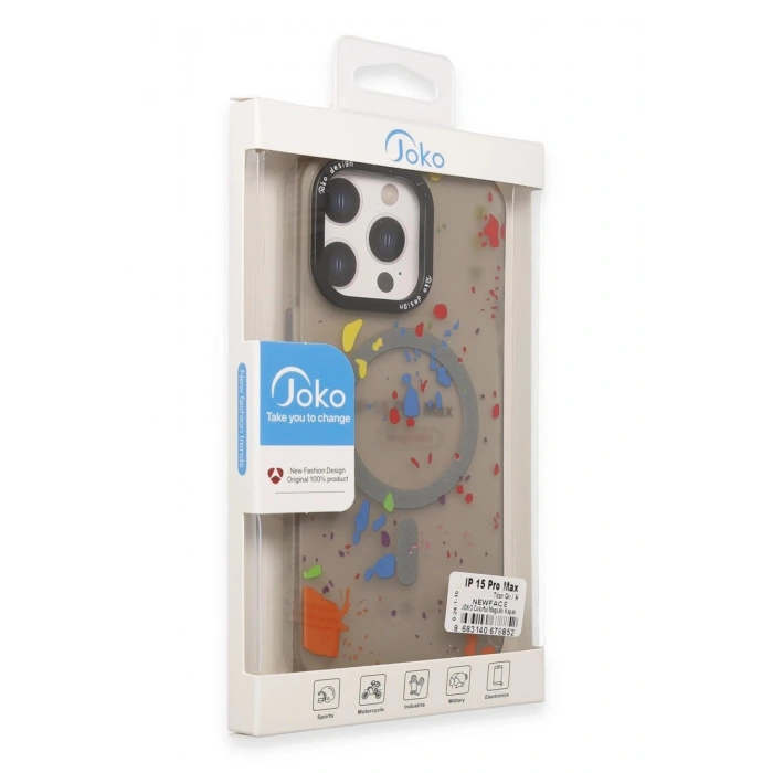 Durukar®  iPhone 14 Pro Colorful Magsafe Kapak - Derin Mor