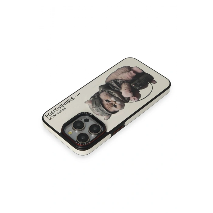 Durukar®  iPhone 14 Pro Fun Magsafe Kapak - Beyaz