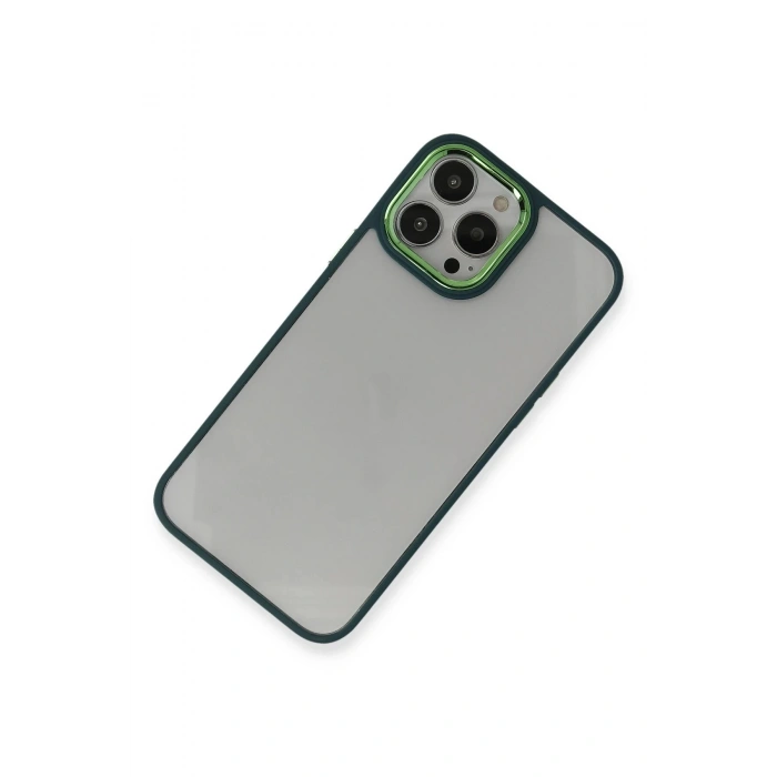 Durukar®  iPhone 14 Pro Kılıf Dora Kapak - Haki Yeşil