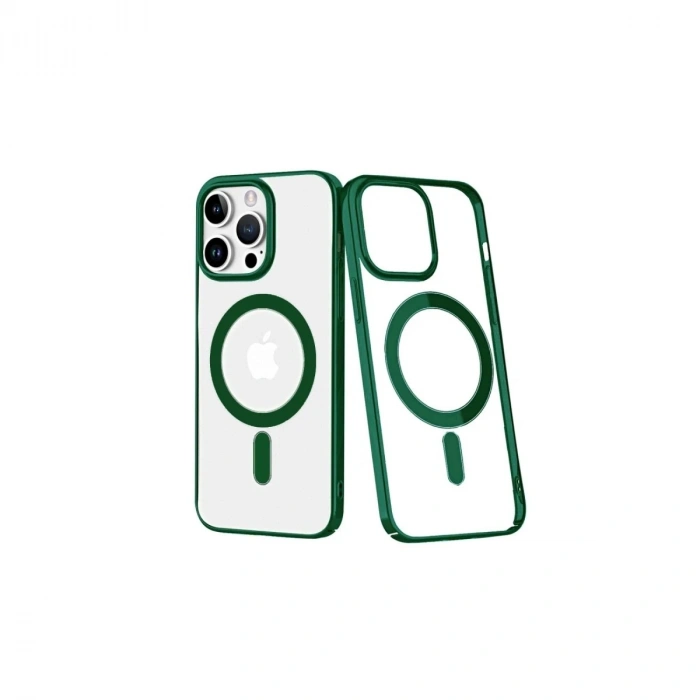Durukar®  iPhone 14 Pro Kılıf Element Magneticsafe Sert Kapak - Köknar Yeşili