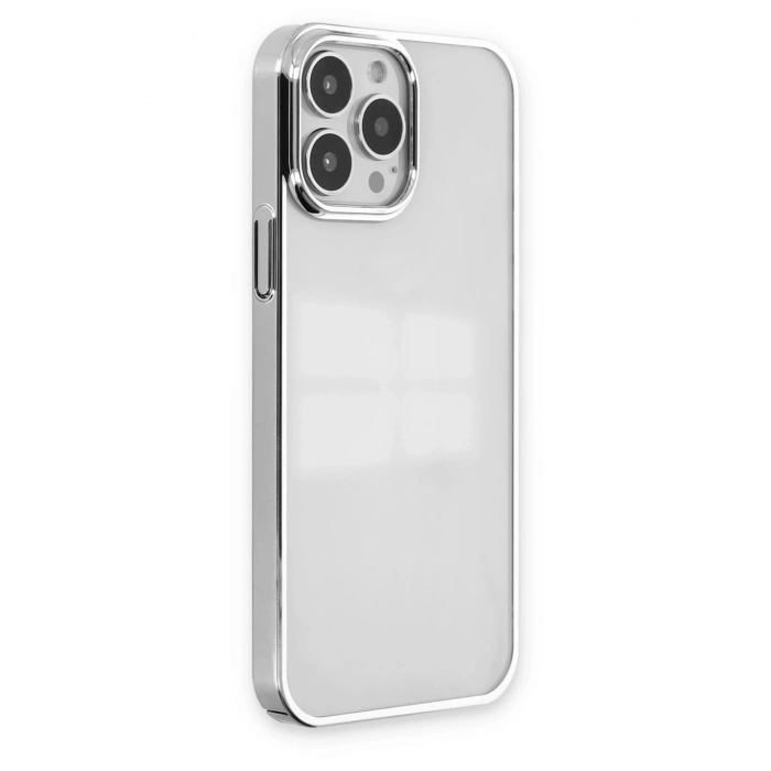 Durukar®  iPhone 14 Pro Kılıf Element Silikon - Gümüş