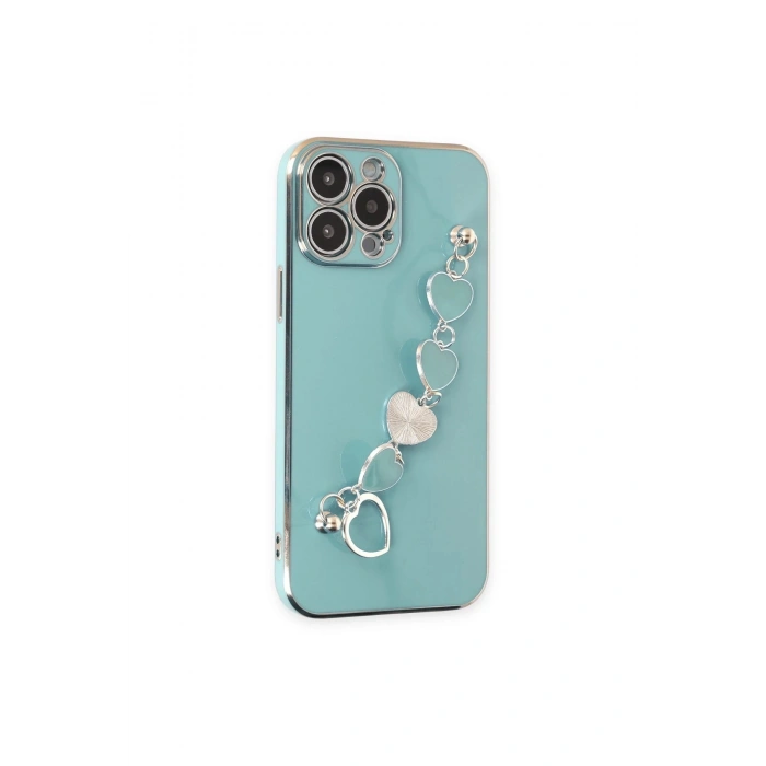 Durukar®  iPhone 14 Pro Kılıf Esila Silikon - Su Yeşili
