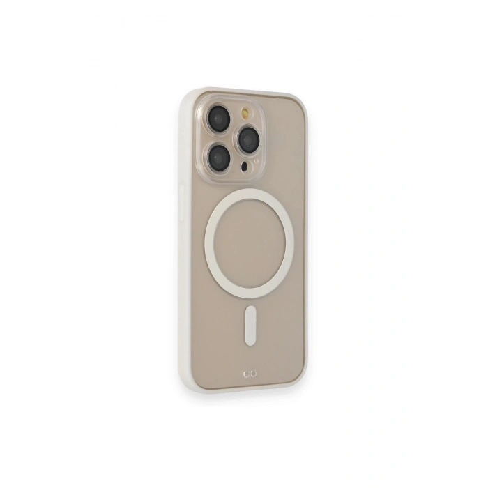 Standfirm® iPhone 14 Pro Case Grand Magneticsafe Cover - White