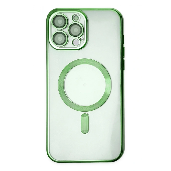 Durukar®  iPhone 14 Pro Kılıf Kross Magneticsafe Kapak - Koyu Yeşil