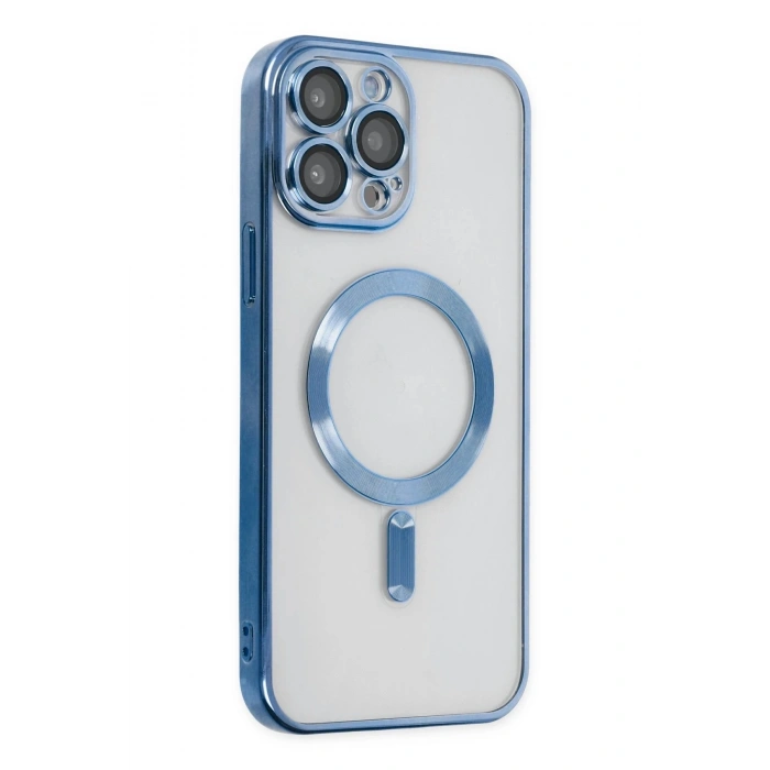 Durukar®  iPhone 14 Pro Kılıf Kross Magneticsafe Kapak - Sierra Blue